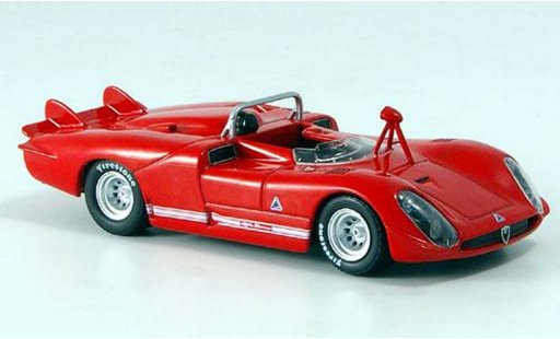 Alfa Romeo 33.3 spyder 1/43 M4 1970 Le Mans red diecast model cars