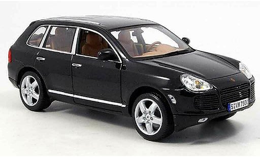 Porsche Cayenne Turbo S 1/18 Norev black 2003 diecast model cars