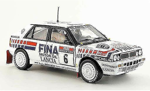Lancia Delta HF Integrale 1/18 Sun Star 16v no.6 tour de corse 1990 diecast model cars