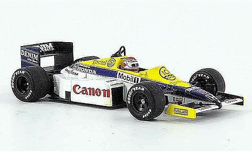 Honda F1 Base 1/43 Minichamps Williams FW 10 No.5 Canon Test Paul Ricard Dez. 1985 diecast model cars