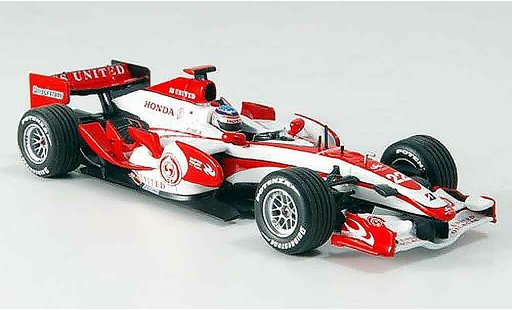Honda F1 Base 1/43 Minichamps Super Aguri SA07 T. Sato Zweite Saisonhalfte 2007 diecast model cars