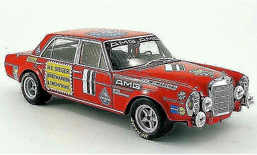 Mercedes 300 6.8 1/18 Minichamps amg no.11 24h paul ricard 1971 diecast model cars