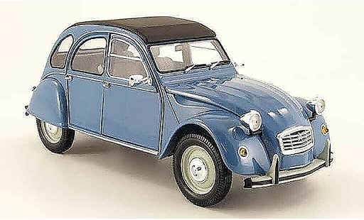 Citroen 2CV Berline 1/18 Minichamps blue 1983 diecast model cars