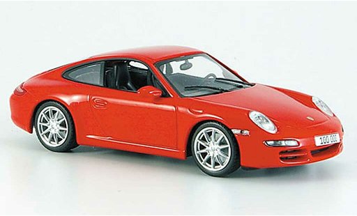 Porsche 911 Carrera 1/43 Minichamps red ''100.000ster 911'' 2007 diecast model cars