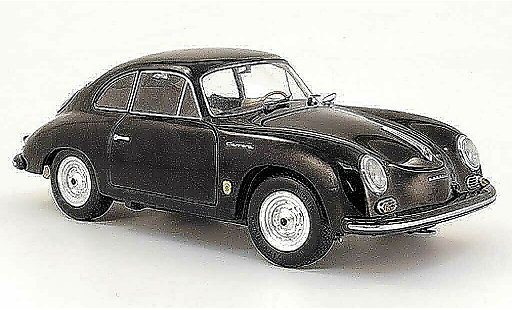Porsche 356 1955 1/18 Schuco A coupe black diecast model cars