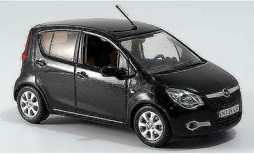 Opel Agila Base 1/43 Schuco black diecast model cars