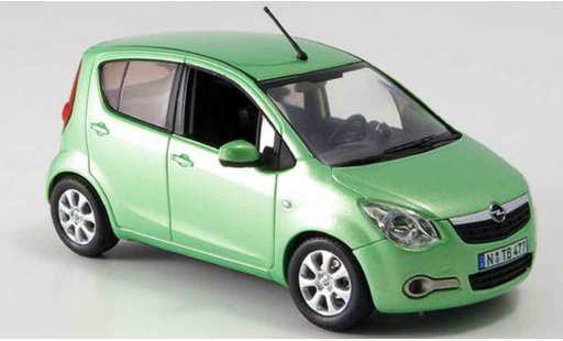 Opel Agila Base 1/43 Schuco green diecast model cars
