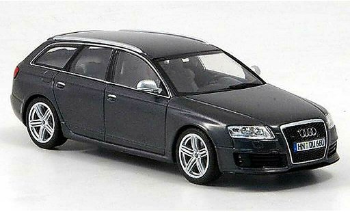 Audi RS6 avant 1/43 Minichamps grey 2008 diecast model cars