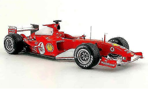 Ferrari F1 F2004 1/18 Hot Wheels Elite m. schumacher no.2 gp belgien diecast model cars