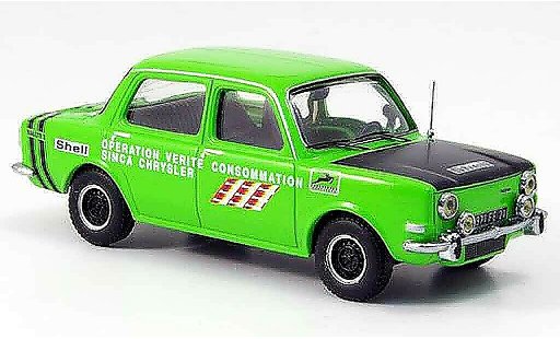 Simca 1000 Rallye 2 1/43 IXO ii green/black 1973 diecast model cars