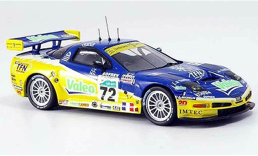 Chevrolet Corvette course 1/43 IXO C6 R No.72 Valeo Le Mans 2006 diecast model cars