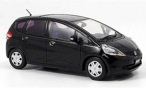 Honda Jazz Skyroof 1/43 Ebbro Fit black 2008 diecast model cars