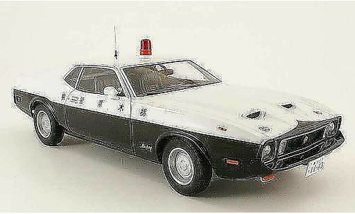 Ford Mustang Mach 1 1/18 Autoart i police japan diecast model cars