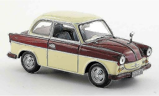 Trabant P50 Base 1/43 IST Models Limousine red beige 1958 diecast model cars