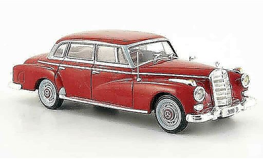 Mercedes 300 Base 1/43 WhiteBox Limousine red 1957 diecast model cars