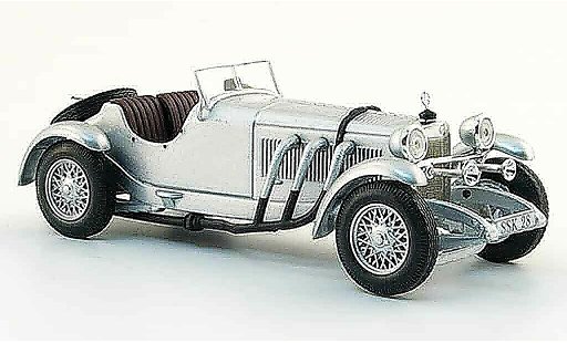 Mercedes SSK Base 1/43 WhiteBox grey metallisee 1928 diecast model cars