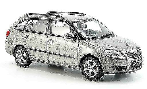 Skoda Fabia Combi 1/43 Abrex ii beige diecast model cars