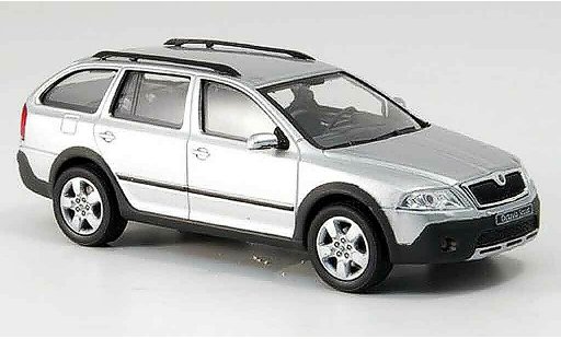 Skoda Octavia Combi 1/43 Abrex scout grey metallisee diecast model cars