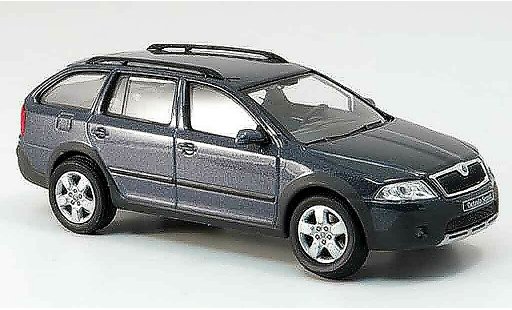 Skoda Octavia Combi 1/43 Abrex scout grey diecast model cars