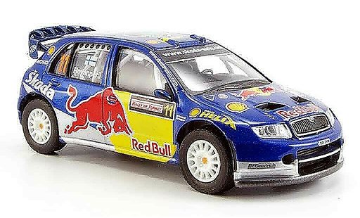 Skoda Fabia WRC 1/43 Abrex evo ii red bull ii diecast model cars