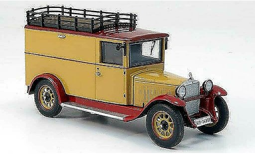 Mercedes L1000 Kastenwagen 1/43 Premium ClassiXXs Express brown Van avec Gepacktrager diecast model cars