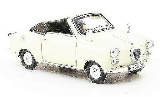 Goggomobil TS Cabriolet 1/43 Premium Cls 250 Convertible beige diecast model cars