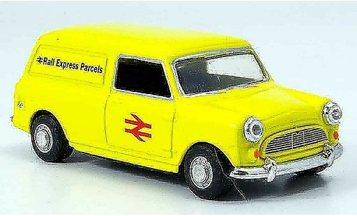 Austin Mini Van utilitaire 1/43 Oxford yellow Rail Express Parcels diecast model cars