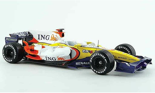 Renault F1 2008 1/18 Norev r28 f1 team f.alonso diecast model cars