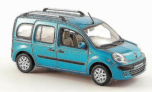 Renault Kangoo Base 1/43 Norev blue avec fenstern 2008 diecast model cars