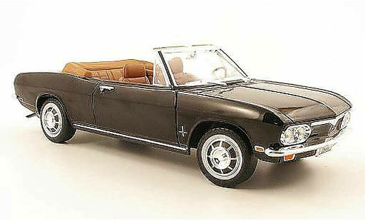Chevrolet Corvair Convertible 1/18 Yat Ming monza black 1969 diecast model cars