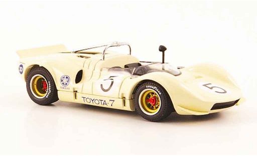 Toyota 7 GP 1968 1/43 Ebbro no.5 beige japan diecast model cars