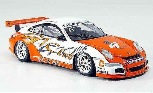 Porsche 911 GT3 CUP 1/43 Spark 2007 No.88 winner Asia diecast model cars