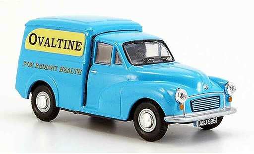 Morris Minor Van 1/43 Oxford blue Ovaltine diecast model cars