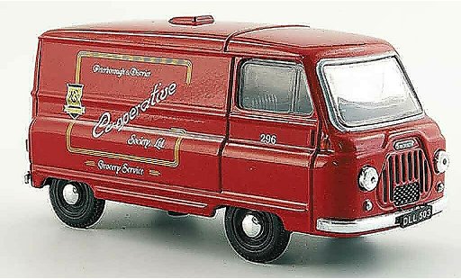 Morris J2 Van 1/43 Oxford red Peterborough Co operative diecast model cars