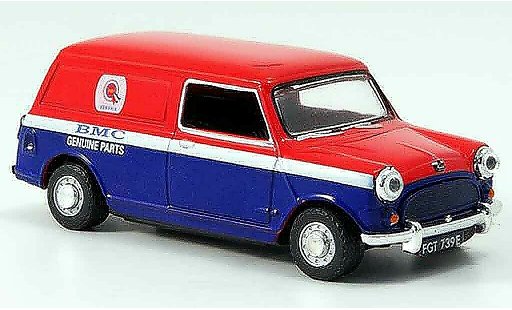 Austin Mini Van utilitaire 1/43 Oxford red blue BMC Parts van diecast model cars