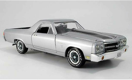 Chevrolet El Camino SS 1/18 Ertl grey 1970 diecast model cars