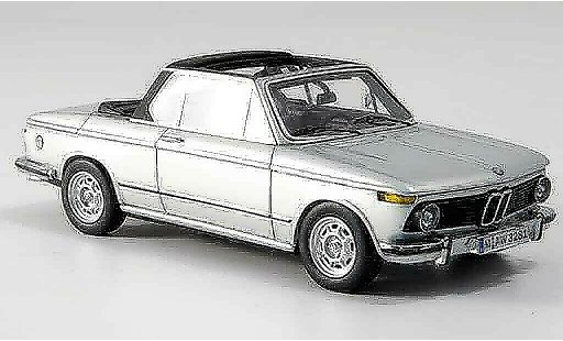 Bmw 2002 Cabriolet Baur 1/43 Neo Tii E10 Convertible grey metallisee 1974 diecast model cars