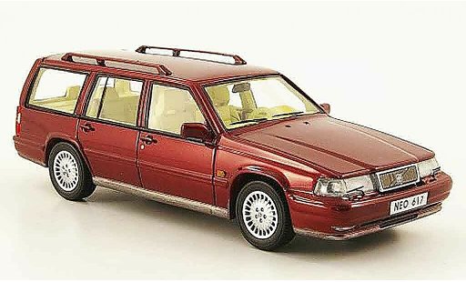 Volvo 960 Estate 1/43 Neo red 1992 diecast model cars