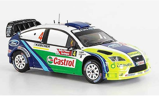 Ford Focus RS WRC 1/43 IXO No.4 BP Hirvonen Lehtinen Zweiter 2006 diecast model cars