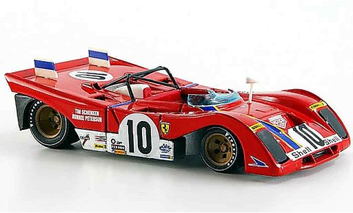 Ferrari 312 PB 1/43 Brumm no.10 peterson schenken brands hatch 1972 diecast model cars