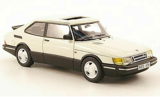 Saab 900 Turbo 1/43 Neo 16S aerien white 1992 diecast model cars