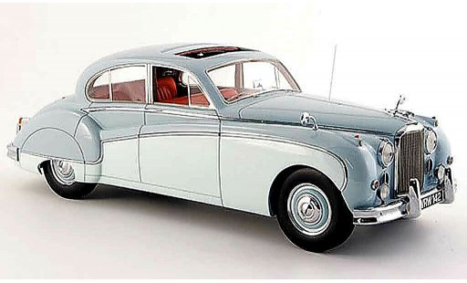 Jaguar MK 9 1/18 Neo blue creme white 1960 diecast model cars
