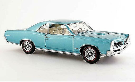 Pontiac GTO 1966 1/18 Highway 61 green blue diecast model cars