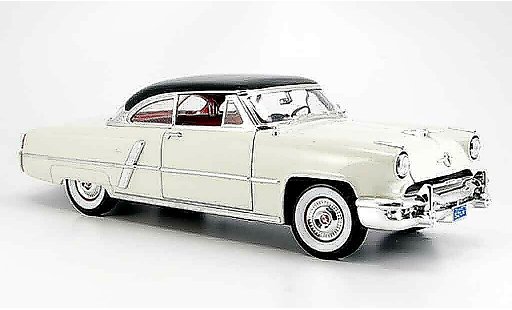 Lincoln Capri Base 1/18 Yat Ming white blackes roof 1952 diecast model cars