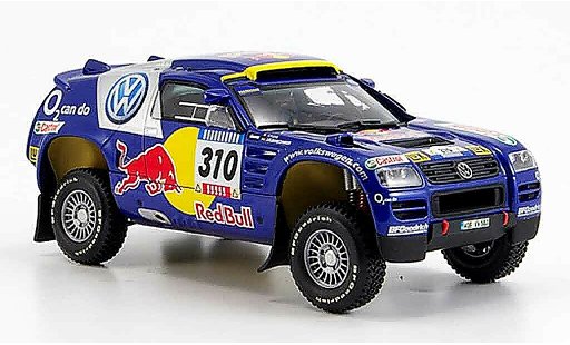 Volkswagen Touareg Dakar 1/43 Minichamps no.310 paris 2005 diecast model cars