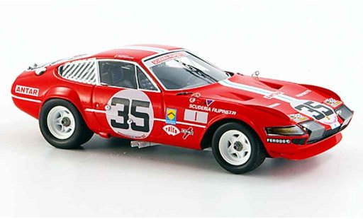 Ferrari 365 GTB/4 1/43 Red Line no.35 le mans 1972 diecast model cars