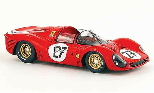Ferrari 330 P3 1/43 Red Line no.27 rodriguez ginther 24h le mans 1966 diecast model cars