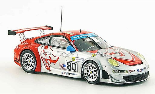 Porsche 911 GT3 RSR 1/43 Minichamps 2008 Flying Lizard Le Mans diecast model cars