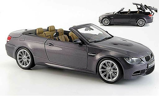 Bmw M3 Cabriolet 1/18 Kyosho E93 grey 2008 diecast model cars