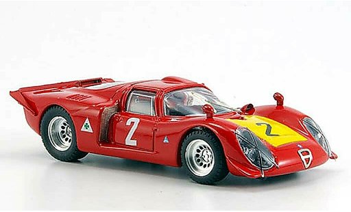 Alfa Romeo 33.2 prototipo 1/43 Best 1968 No.2 Imola diecast model cars